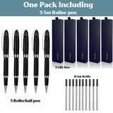 Load image into Gallery viewer, Personalized Roller Pens -Engraved Personnal Name/Slogan/Phone Number 5 set/a pack