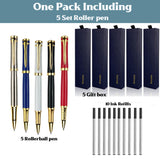 Load image into Gallery viewer, Personalized Rollerpen with 5 Gfit Box engraved your name on the pens 5 set/a pack
