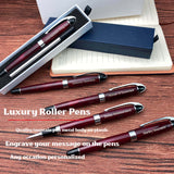 Load image into Gallery viewer, Personalized Roller Pens -Engraved Personnal Name/Slogan/Phone Number 5 set/a pack