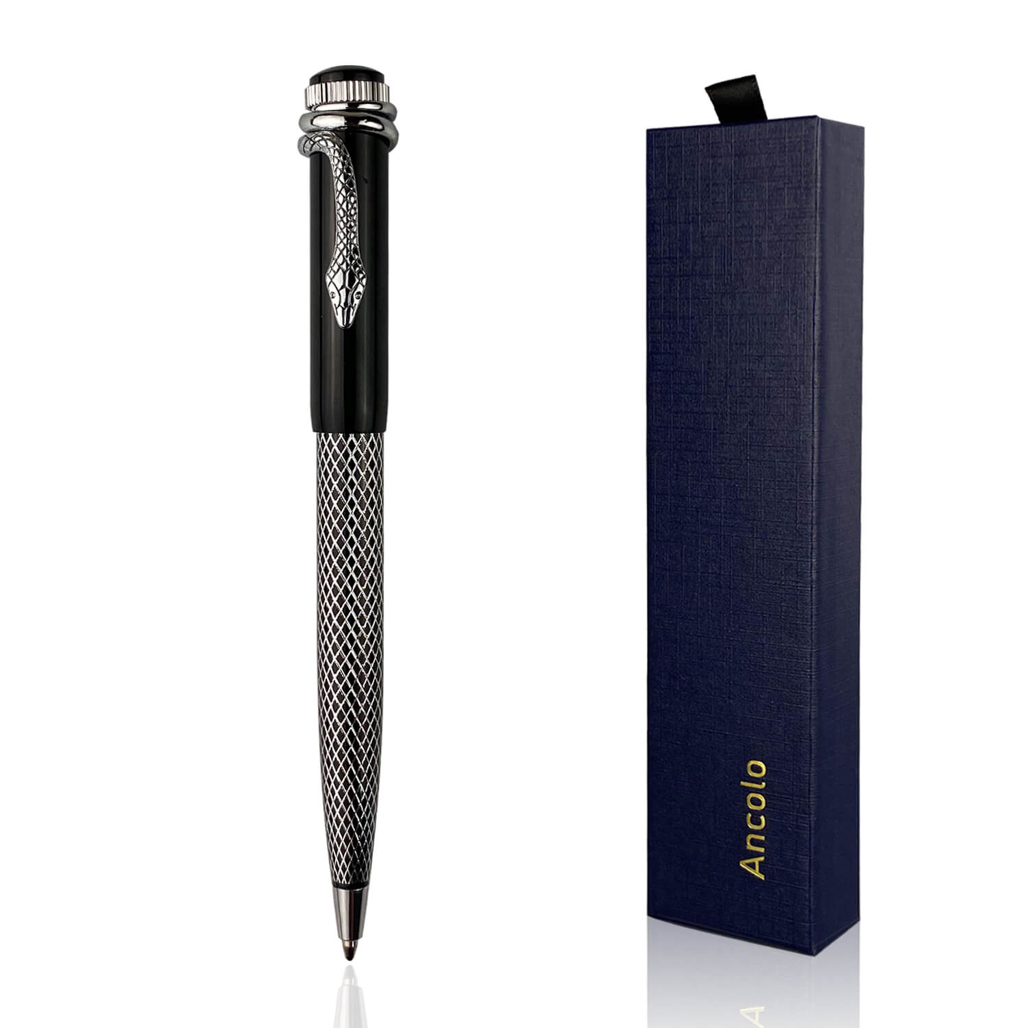 Custom Luxury Ballpoint Pens Snake Clip - with Gift Box – Ancolo office