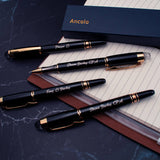 Load image into Gallery viewer, Personalized Roller Ball Pens - Crystal Tip Custom with Your Name or Message 5 set/a pack