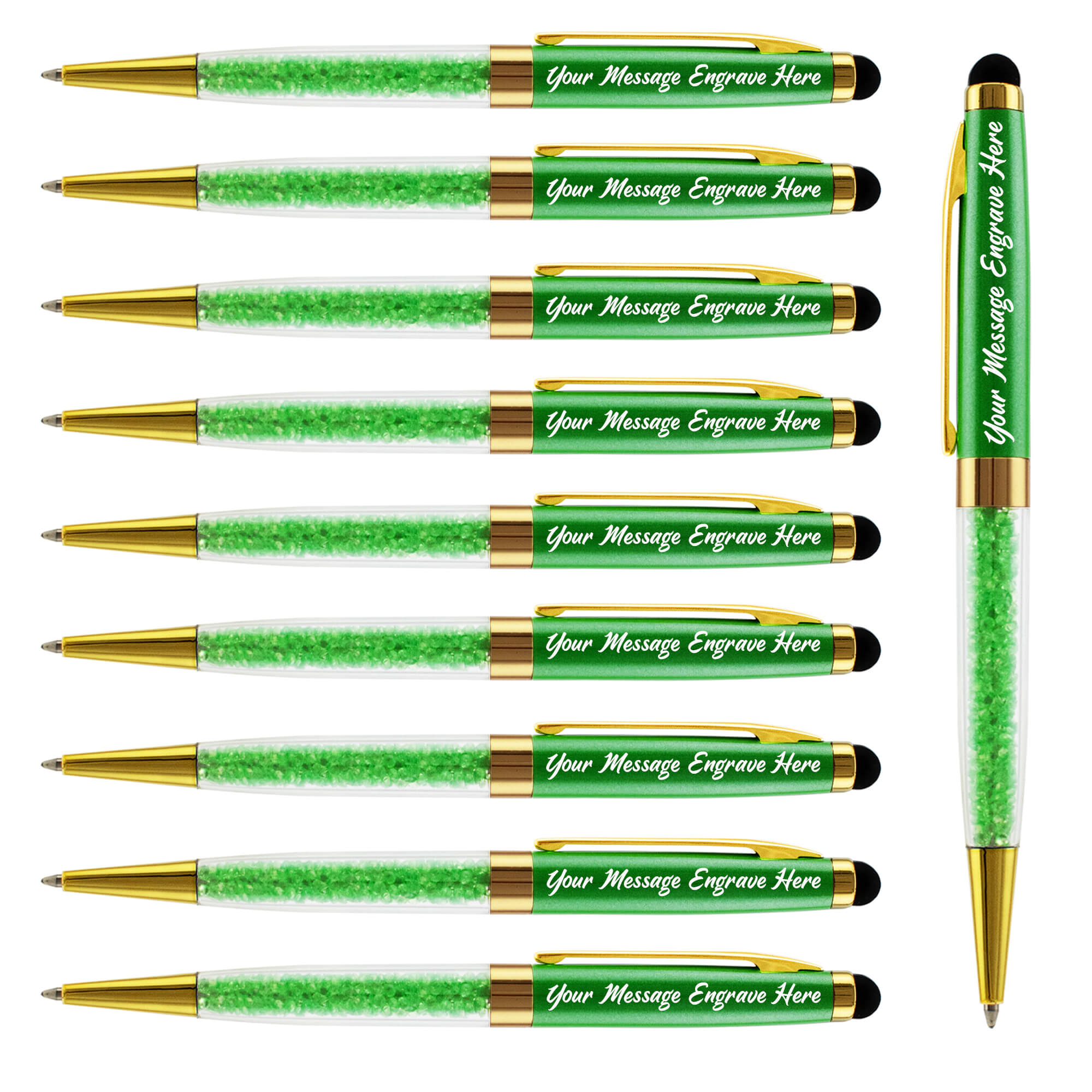 Fancy Ballpoint Pen, Green Ballpoint Pen, Pearl Pen, Women's Gift,  Personalized Pen, Personalized Pen, Jewel Writing Pen 