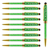 Load image into Gallery viewer, Personalized Crystal Pens with Stylus Tip - 10 PCS/ Pack