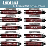 Load image into Gallery viewer, Personalized Roller Pens -Engraved Personnal Name/Slogan/Phone Number 5 set/a pack