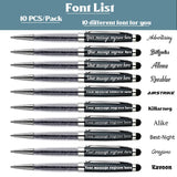 Load image into Gallery viewer, Personalized Crystal Pens with Stylus Tip - 10 PCS/ Pack