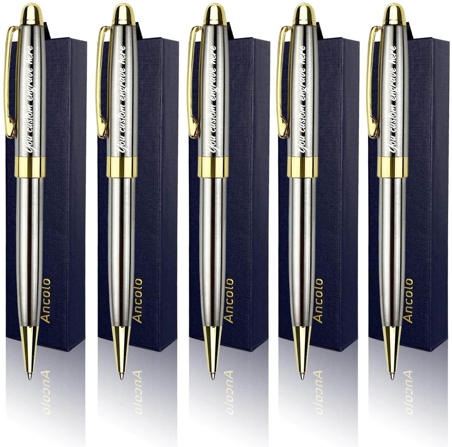 Custom Ballpoint Pens Gift Set- 5 set/a pack