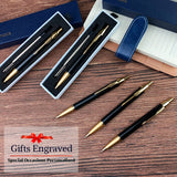 Load image into Gallery viewer, Personalized Luxury Ballpoint Pens Gift Boxed Custom with Your Name Message on the pens 5set/pack