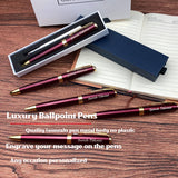 Load image into Gallery viewer, Ancolo Ballpoint Pens Personalized Gift Set with Pen Box 5 PCS/ Pack
