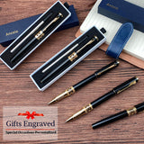 Load image into Gallery viewer, Personalized Office Gift Pens Engraved with Name Logo or Message, Phone Number 5 set/a pack