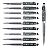 Load image into Gallery viewer, Personalized Crystal Pens with Stylus Tip - 10 PCS/ Pack