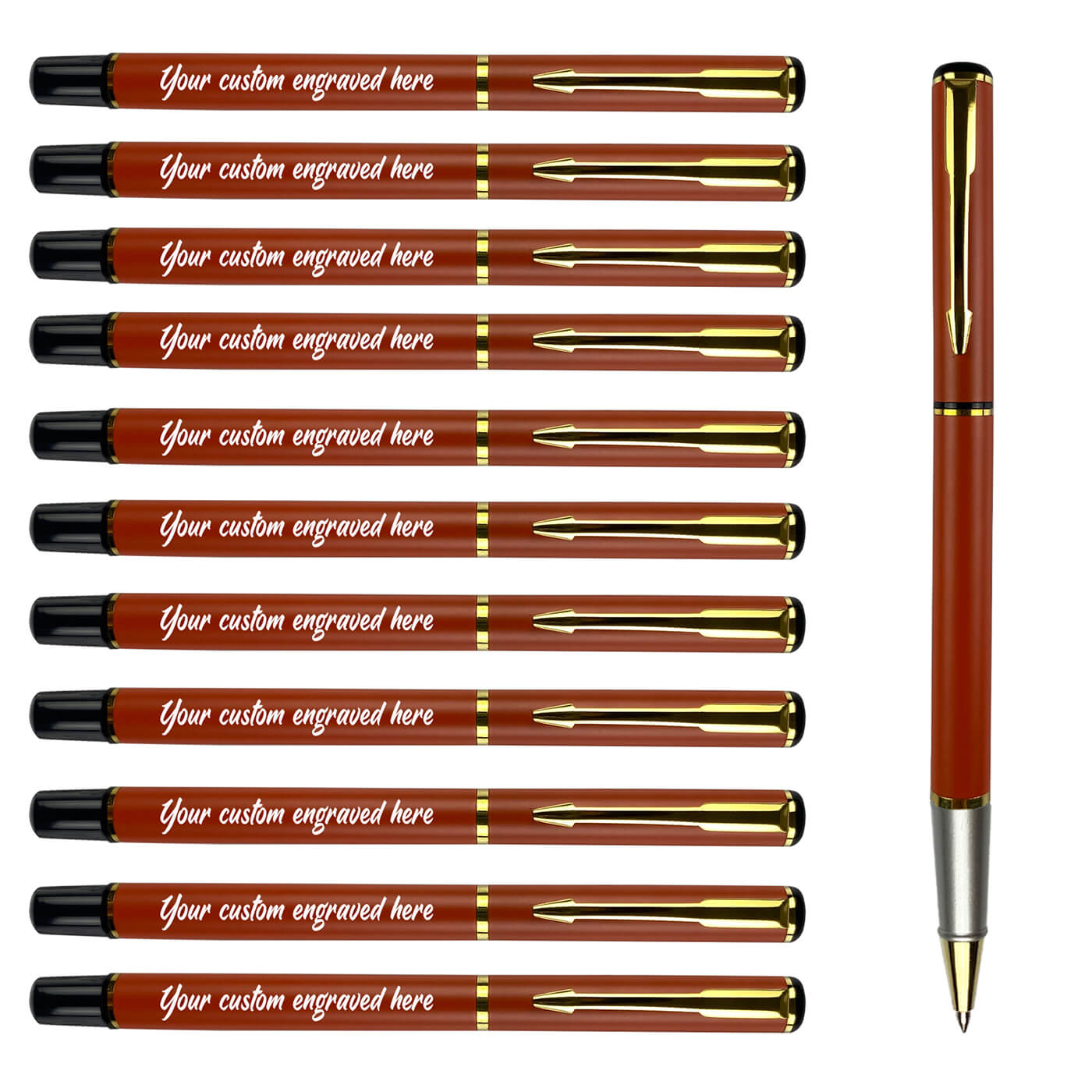 Long Thin Metal Ballpoint Pens Perfect Business Gift With - Temu