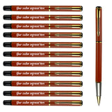 Load image into Gallery viewer, Personalized Ink Pens Engraved with Name or Message, Team Name, Phone Number 10 pcs/pack
