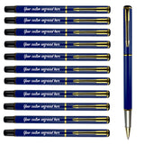 Load image into Gallery viewer, Personalized Ink Pens Engraved with Name or Message, Team Name, Phone Number 10 pcs/pack