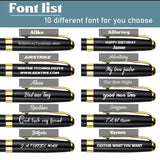 Load image into Gallery viewer, Ancolo Rollerball Pens Personalzied Gift Set - Black