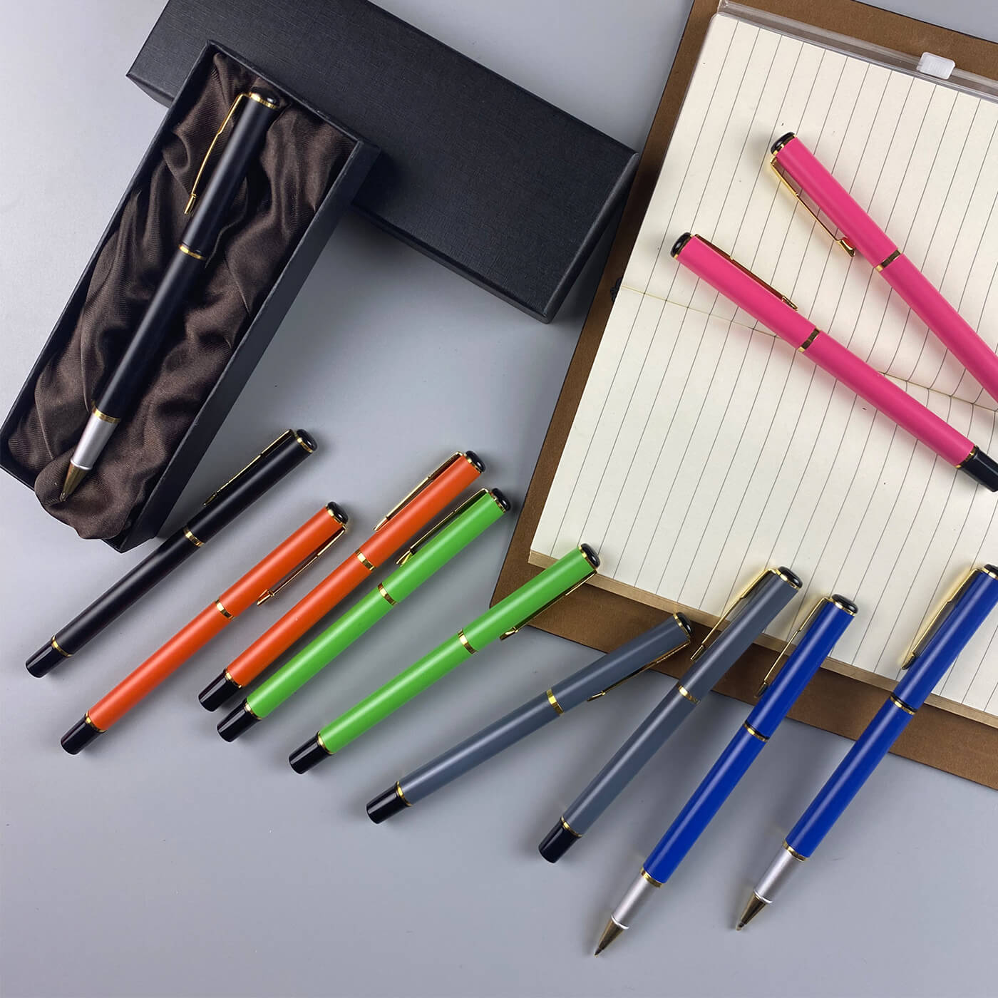 Ancolo Ballpoint Pens Personalized Gift Set with Pen Box 5 PCS